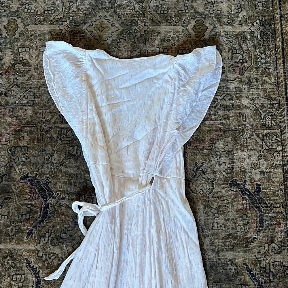 Lafayette 148 New York White High Low Dress - Picture 4 of 8